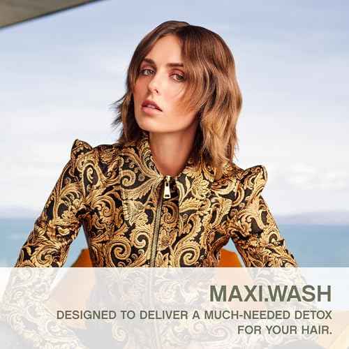 KEVIN.MURPHY MAXI.WASH - Detox - Removes Buildup & Minerals - Colour Safe - Scalp Shampoo - Sulphate Free & Paraben Free - 250 mL / 8.4 fl oz
