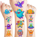 96 PCS Cute Monster Temporary Tattoos for Kids