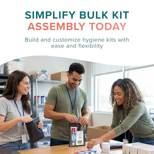 Bulk Hygiene Kit Assembly Set - 50 Pack Travel Toiletries