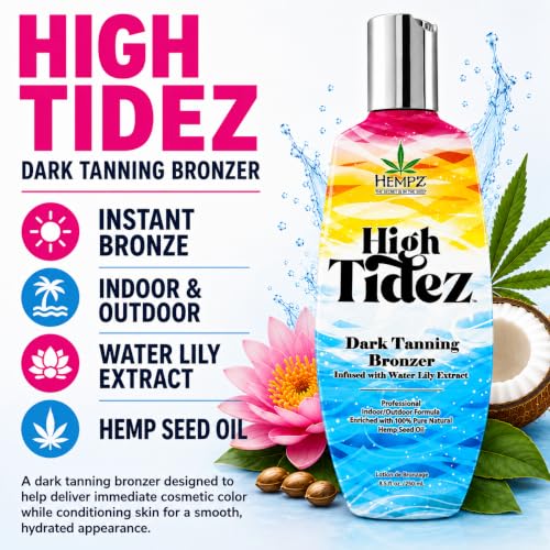 Hempz High Tidez Dark Tanning Bronzer 8.5oz
