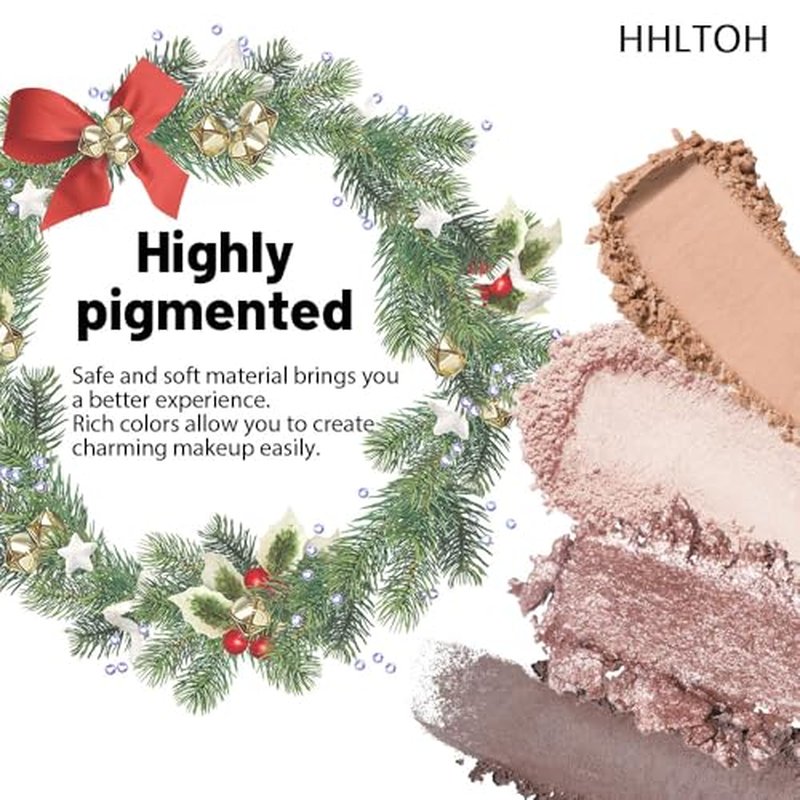 4-Color Eyeshadow Palette Matte Shimmer – Neutral Nude Gold