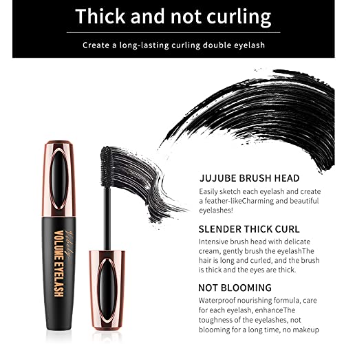4D Silk Fiber Lash Mascara Waterproof 3 Pack