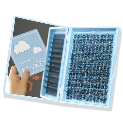 KevKev Lash Clusters 144 Pcs Fluffy DIY Eyelash Extensions