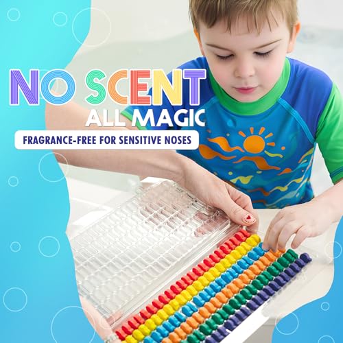 Fizzy Bath Color Tablets for Kids - 150 Non-Toxic Bath Bombs