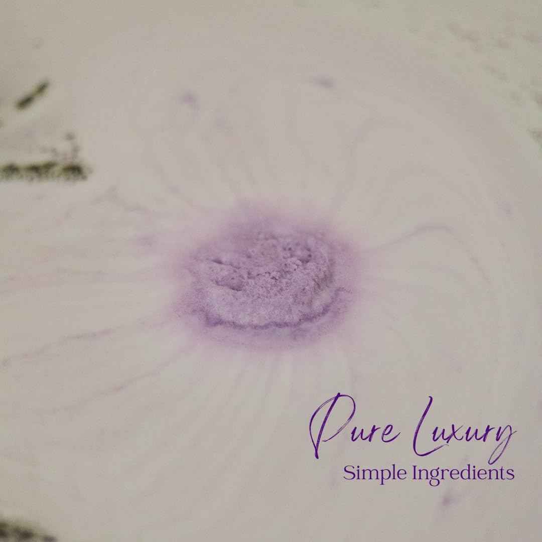 EvolutionUSA Lavender Dreams Bath Bombs for Women, 12 Organic Flower Bath Bombs, Soft Lavender Bath Bombs, Womens Bath Bombs Gift, Lush Bath Bombs for Girls, Relaxing Bathbombs, Bath Balls