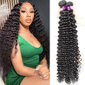 Deep Wave Brazilian Human Hair Bundles 3 Pack