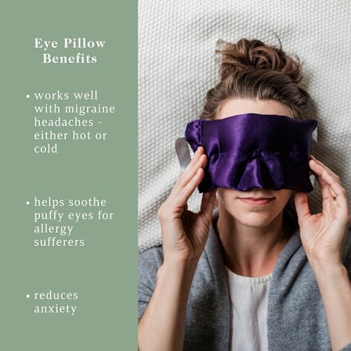 Lavender Weighted Eye Mask - Hot & Cold Therapy Pillow