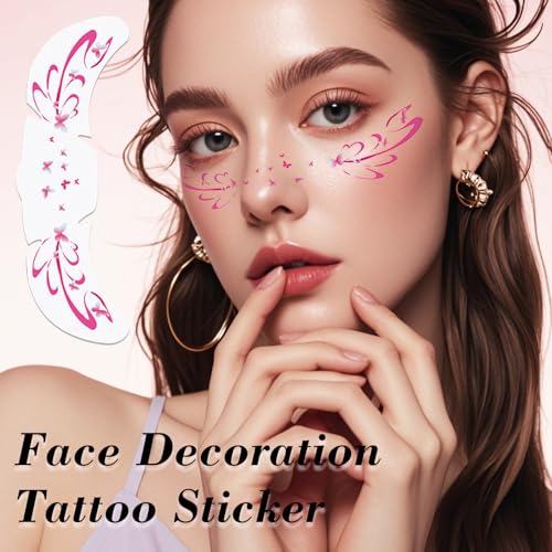 Glitter Freckles Temporary Tattoos - Face Stickers for Festivals