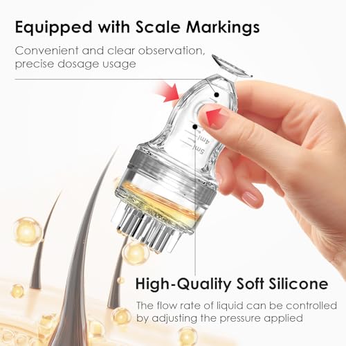 Minoxidil Applicator with Precision Tip - Scalp Serum Dispenser