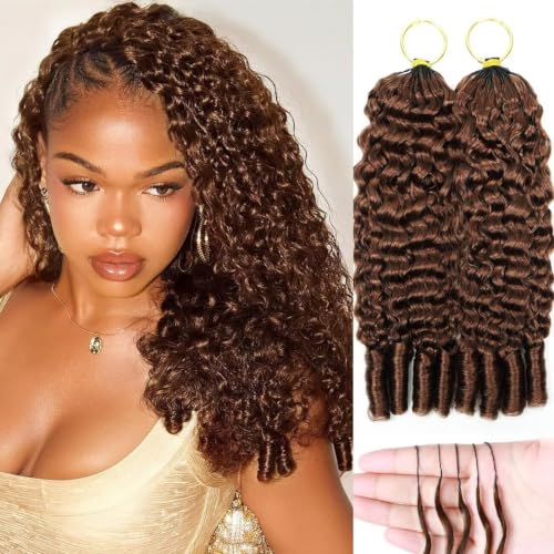 LOLly Hair 30# 20 Inch Pre-Looped Human Crochet Hair for Curly Protective Styles