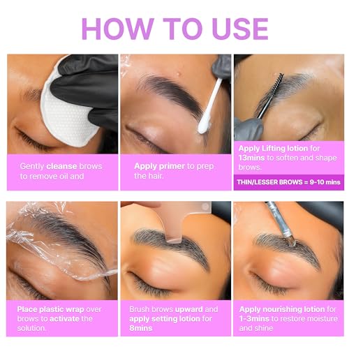 Eyebrow Lamination Kit - DIY Brow Lift for Fuller Brows
