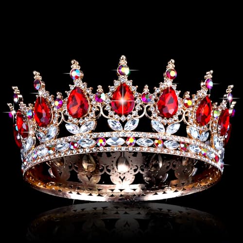 CAVETEE Crystal Crown Tiara for Women - Bridal & Prom