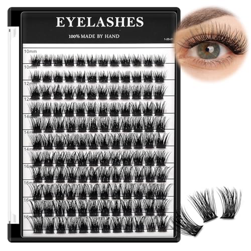D Curl Cluster Eyelash Extensions 132pcs Mixed Sizes