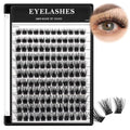 D Curl Cluster Eyelash Extensions 132pcs Mixed Sizes