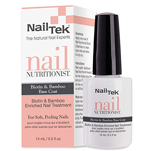 Nail Tek Bamboo & Biotin 5-in-1 Treatment for Soft & Peeling Nails, 0.5 oz