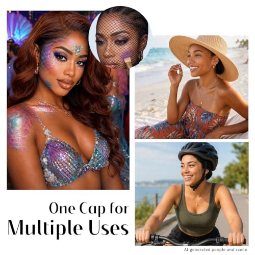 Dreamlover Black Mesh Wig Caps, 3-Pack Breathable Hair Net