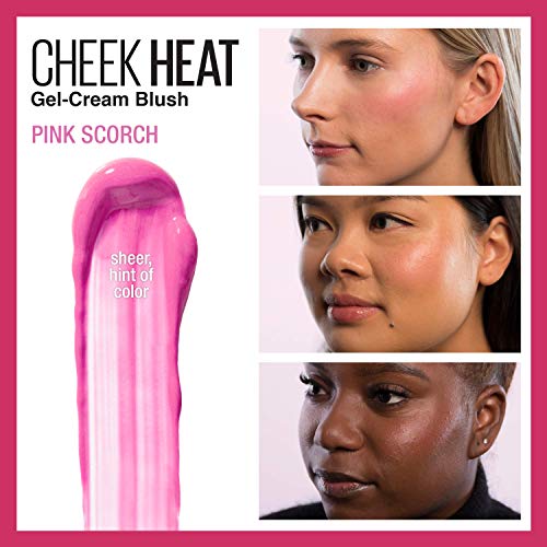 Maybelline Cheek Heat Gel-Cream Blush - Pink Scorch