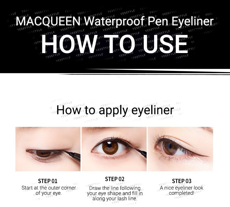 Waterproof Pen Eyeliner - Deep Black Liquid Liner