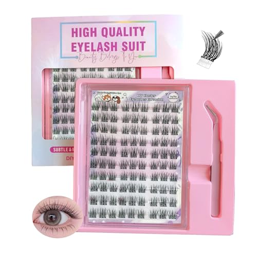 Self-Adhesive Lash Clusters Natural Look Pre-Glued 8-15mm Kit