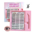 Self-Adhesive Lash Clusters Natural Look Pre-Glued 8-15mm Kit