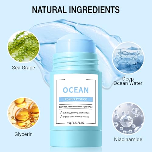 FeiCuiYun Blueberry Clay Mask for Deep Pore Cleansing, Moisturizing & Blackhead Removal - 1 Pack