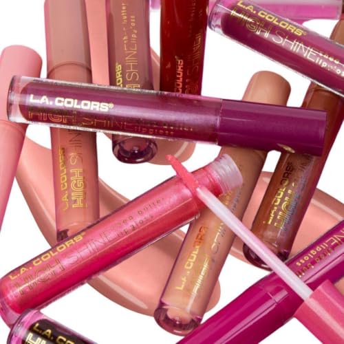 L.A. COLORS High Shine Lipgloss - Clear / 0.14 Ounce - Pack of 1