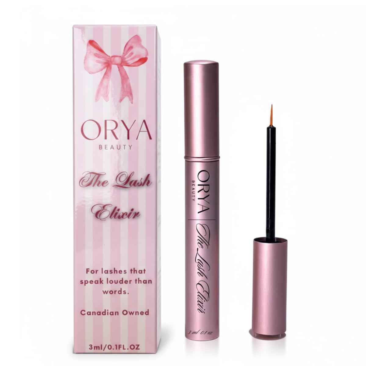 ORYA BEAUTY - Advanced Eyelash Growth Serum - Boosts Length, Thickness, & Strength with 100% Natural, Vegan Ingredients - Nourishes, Strengthens, & Irritation-Free Lashes for Fuller, Healthier Look