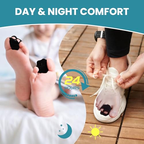Hammer Toe Straightener & Splint Wraps - 4Pcs Adjustable Support