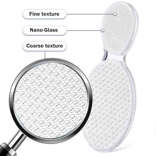 Nano Foot File, Foot Scrubber Callus Remover, Foot Care Pedicure Tool, Foot File with Nano-Level Grinding Points, Portable Foot Scrubber for Dead Skin Removal, Cracking, Wet and Dry Feet