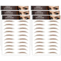 4D Hair-Like Eyebrow Tattoo Stickers - 54 Pairs (6 Sheets)
