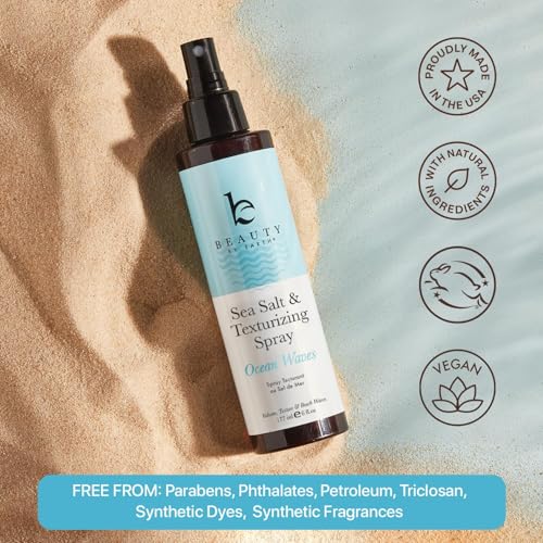 Sea Salt Spray for Waves & Volume - Aloe-Enhanced, 6oz