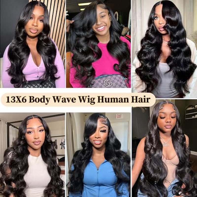 32 Inch Body Wave Lace Front Wig 220% Density 13x6 HD