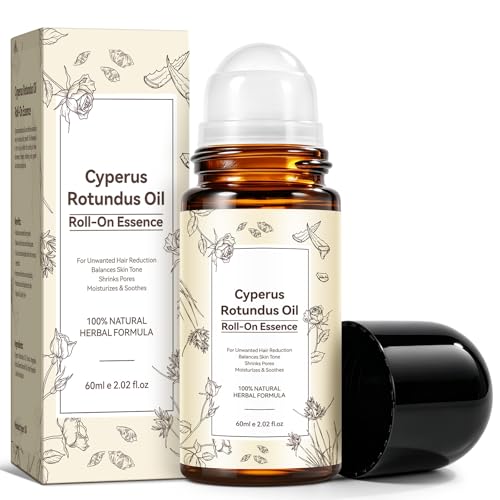 Cyperus Rotundus Oil Roll-On - Natural Hair Reduction Serum 2.02oz