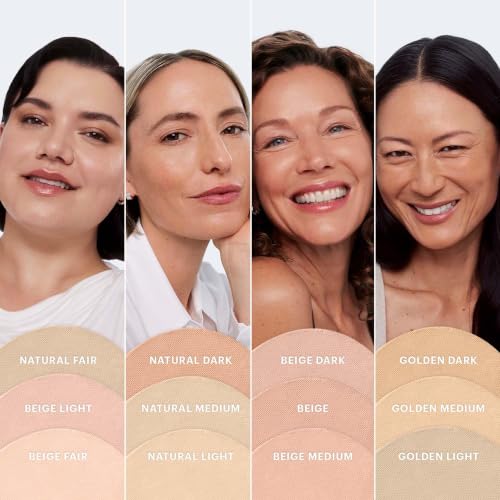 Glo Skin Beauty Pressed Powder Foundation - Golden Light 0.92 oz - Long-Wear, Buildable Coverage, Blurring Finish