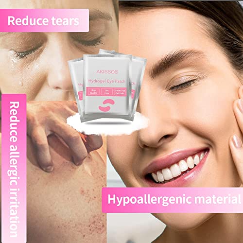 Akissos 100Pc Under Eye Patches for Lash Extensions