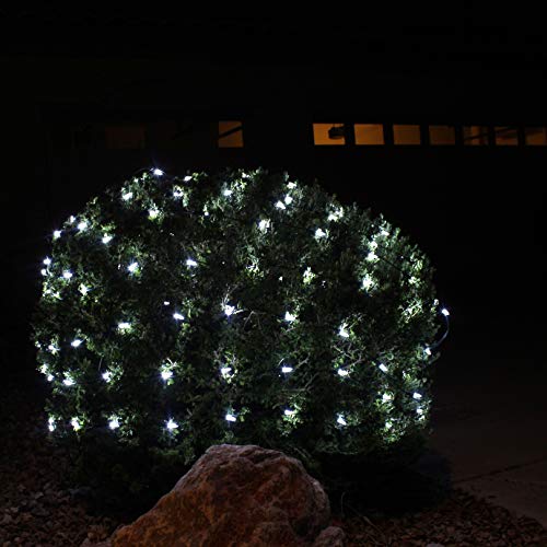 Joiedomi 100 LED Christmas Net Lights for Indoor & Outdoor Decorations, Christmas Events, Christmas Eve Night Decor, Christmas Tree, Bushes (Cold White)