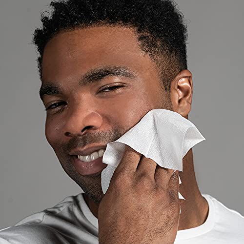 Anthony Glycolic Exfoliating & Resurfacing Wipes ? Men¡¯s Cleansing Face Cloths to Clean and Brighten Complexion ? Gentle Pore Refining for Normal, Oily or Sensitive Skin ? 30 Sheets per Bag