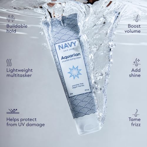 NAVY Hair Care Universal Styling Cream for Curls & Blowouts, 5 oz