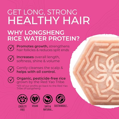 Viori Coconut Advanced Repair Shampoo & Conditioner Bar Set ? Longsheng Rice Water & Jojoba Esters ? Sulfate-Free, Eco-Friendly, Travel Bars for Dry or Damaged Hair