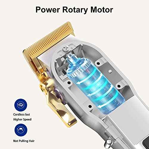 Ufree Hair Clippers for Men Professional Hair Cutting Kit, Cordless Clippers Hair Trimmer, Rechargeable Barber Clippers Beard Trimmer for Men Grooming