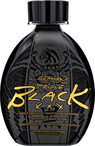 Ed Hardy XXX Instant Dark Tanning Lotion, 13.5 oz