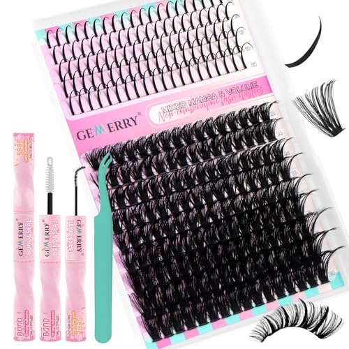 Lash Clusters Kit 80D-100D 12-21mm Wispy & Spiky