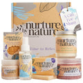 NURTURE BY NATURE Self Care Gift Set for Women ? 6 Piece Relaxing Bath & Body Spa Gift Basket with Bath Bomb, Hand Cream & Scented Candle ? Self Care Gifts for Valentine¡¯s Day & Mother¡¯s Day Gift