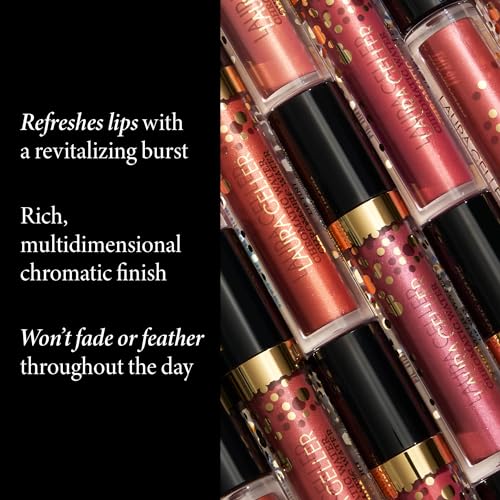 LAURA GELLER Chromatic Water Lip Tint, Holographic Lip Color, Water-Based Formula to Hydrate Dry Lips, Tea Rose