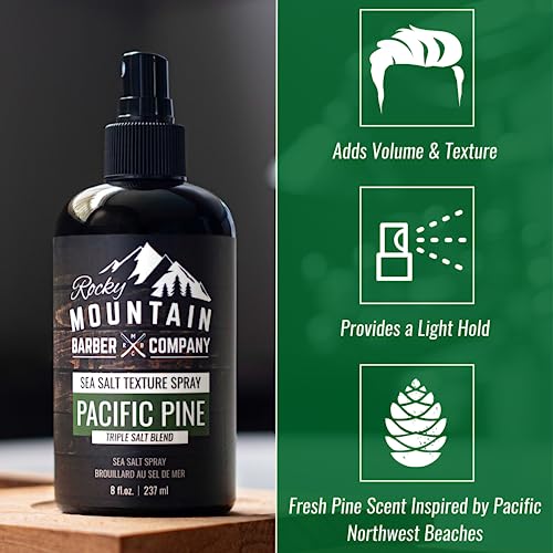 Rocky Mountain Sea Salt Spray for Men - 8 oz