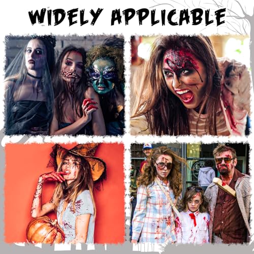 Face Body Paint Set, Halloween SFX Makeup Kit with Fake Blood