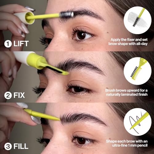 Unleashia Clear Eyebrow Gel with 1mm Pencil & Lamination