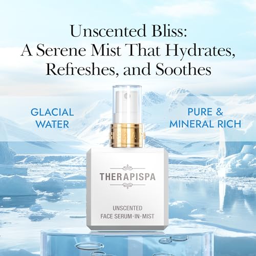 THERAPISPA Face Serum-In-Mist ? Hydrating Face Mist & Spray Serum with Niacinamide, Panthenol & Hyaluronic Acid for Firming, Radiant Glow & Youthful Skin (Gold, 2.0 fl oz)