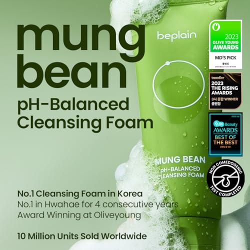 beplain Mung Bean Pore Care Trio - Cleansing Oil, Foam & Clay Mask