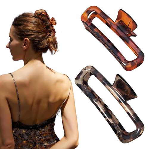 5 Inch XL Hair Claw Clips for Thick Curly Hair - 2 Pack